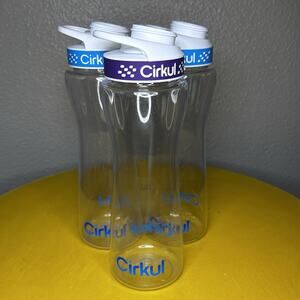 3 Cirkul 22oz Plastic Beverage Infuser Water Bottle With Lid Purple Blue